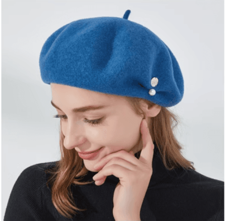 上質ウール ふんわりベレー帽