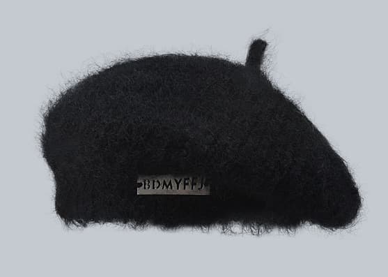 ベレー帽 ふんわりもこもこ冬のベレー帽