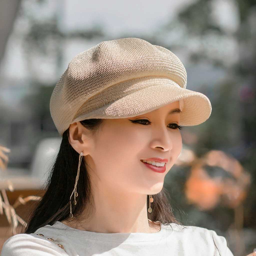 ベレー帽 優美な春夏シーズンのペーパーキャスケット