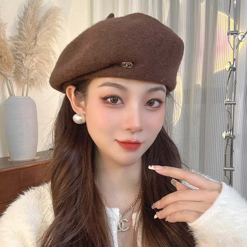 ベレー帽 上質ウール素材のアーティストベレー帽