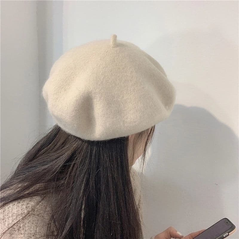 ベレー帽 ふんわり質感 クラシックベレー帽