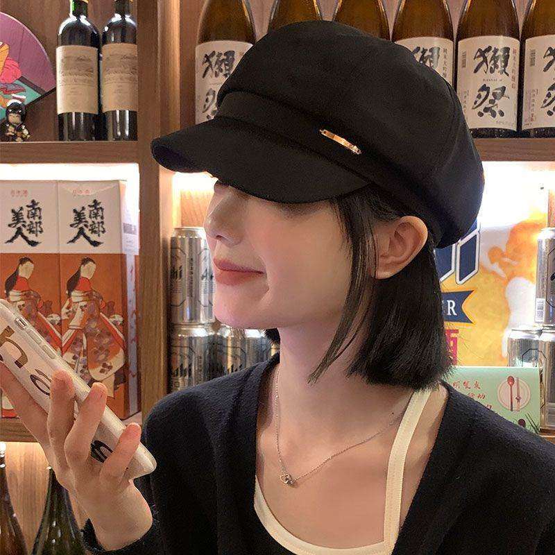 ベレー帽 秋冬仕様キャスケット帽