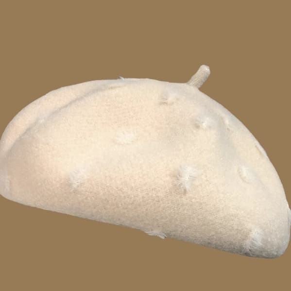 ふんわり暖かベレー帽