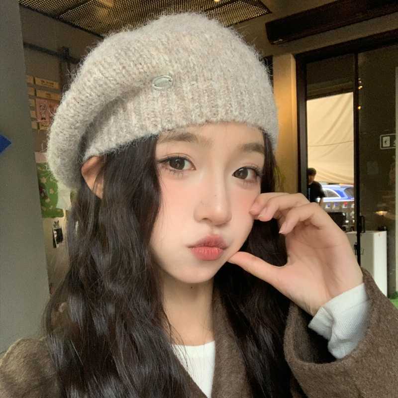 ふわもこ リボンベレー帽
