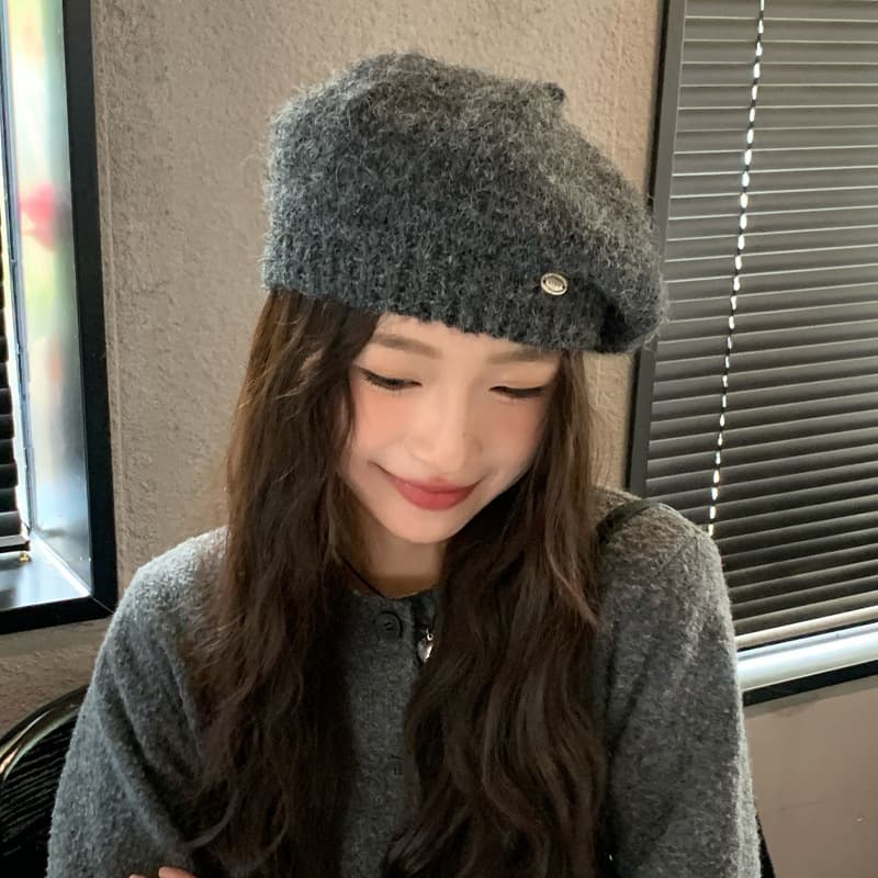 ふわもこ リボンベレー帽