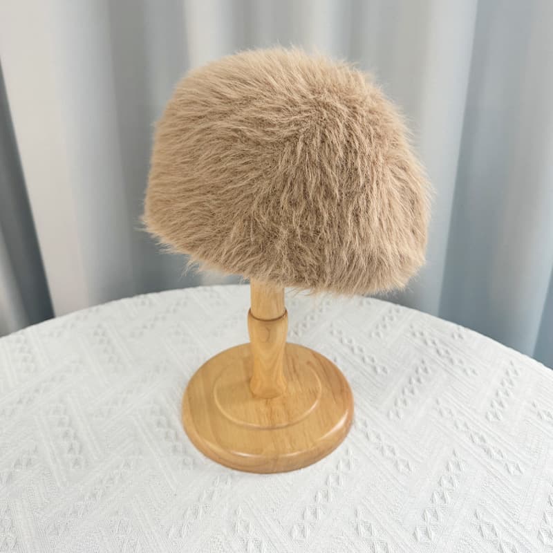 ベレー帽 ふわもこベレー帽